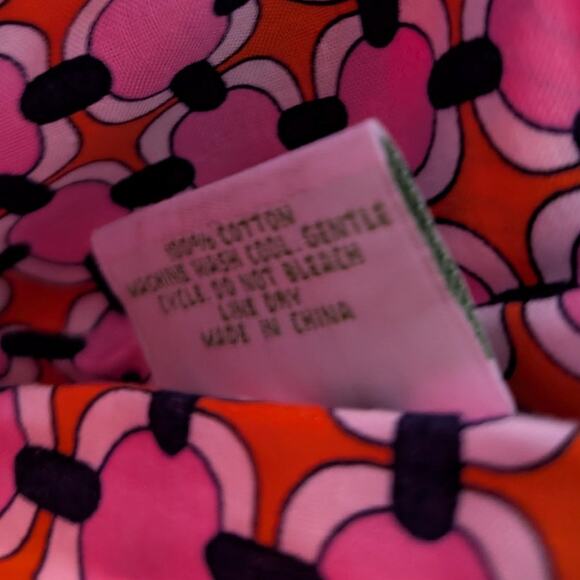 Vera Bradley Emma Love me small pink, orange & blue cinch bag - Picture 9 of 9